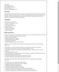 Professional Veterinary Technician Templates To Showcase Your Talent Myperfectresume