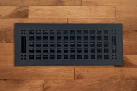 Flush mount floor register, drop in floor register, cold air return grille, and so on. Madelyn Carter Cast Aluminum Black Contemporary Vent Covers