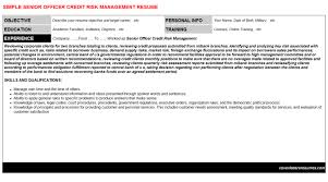 Be sure to break your line up the way it should be read, for balance and proportion, ensure the thickness of the elements in accordance with the weight of the font & take. Senior Officer Credit Risk Management Job Letter Resume Template