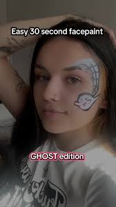 Toddler Ghost Face Paint Diy
