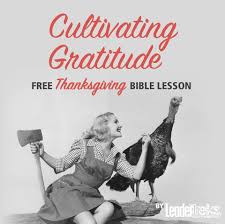 Bible lesson on thanksgiving for youth. Facebook