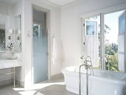 Privacy frosted glass bathroom door. Diy Privacy Frosting Tips Bathroom Window Treatments