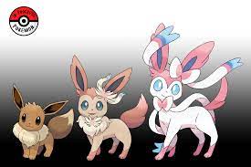 In Progress Pokemon Evolutions 133 58 It Is Rare To See A Sylveon In The Wild Pokemon Eevee Pokemon Cute Pokemon Pictures