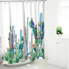 Start with these fun and decorative shower curtains. 160 Cactus Shower Curtains Ideas In 2021 Cactus Shower Curtain Cactus Decor Cactus