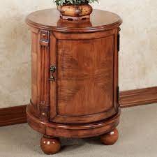 Selected hardwoods and choice cherry veneers. Eldred Chairside Accent Chest Natural Cherry