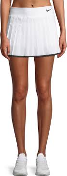 Nike women's pleated tennis skirt elastic skort (large, tropical pink/flat. Nike Victory Pleated Tennis Skirt Luxed