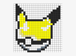 Pokemon Kandi Patterns Pixel Art Pokeball Pikachu 525x525 Png Download Pngkit Minecraft pokémon poké ball pikachu pixel art.