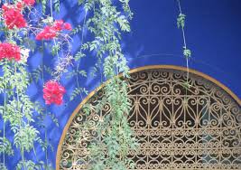 le jardin majorelle a marrakech decor decorative plates home decor