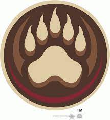 Hershey Bears Secondary Logo Hershey Bears Bear Logo Design Paw Logo