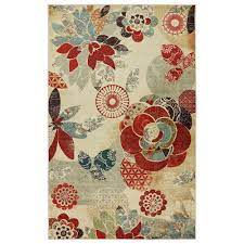 At your doorstep faster than ever. Mohawk Home Geo Floral Multi 5 Ft X 8 Ft Floral Area Rug 491185 The Home Depot
