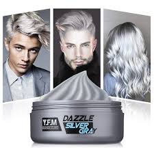 Enhancing your natural grey hair color will help you to preserve a youthful look. Y F M Sliver Gray Hair Color Cream Hair Wax Silver Grey Silver Grey Hair Paint Silver Hair Temporary Men Women Professional Temporary Hair Color For Party Festival Cosplay 120 G Buy Online