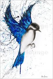 Abstract Bird Paintings On Canvas Ashvin Harrison Weekend Dreamer Nature Art Prints Realism Painting Bird Paintings On Canvas