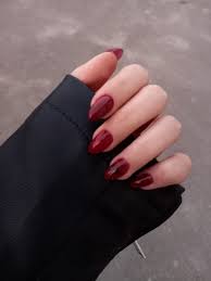 Make sure your nails are bang on trend with our super cool range of nail varnish! Dark Red Nails Dark Red Nails Chic Nails Minimal Nails