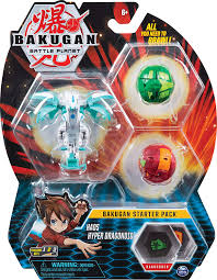 Dan kuso's life changed one day when cards fell out of the sky, which he and his friend shun used to invent a game called bakugan. Bakugan Starter Pack Mit 3 Bakugan Ultra Haos Evo Dragonoid Basic Ventus Mantonoid Basic Pyrus Skorporos