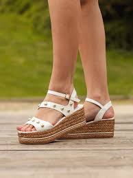 Check spelling or type a new query. Sandales Compensees Blanches Marta04 Boutique En Ligne Mlv Shoes