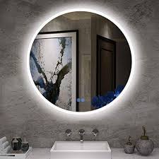 It's also more convenient for completing plus, lighted makeup mirrors add an attractive element to any bathroom or vanity. Amazon Com Lstripm Bathroom Led Lighting Mirror R24 With Anti Fog Function Wall Mounted Ba Led Mirror Bathroom Bathroom Mirror Lights Backlit Bathroom Mirror