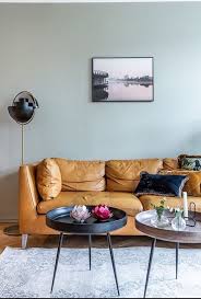 Ikea Stockholm Leather Sofa In Green Living Room Ikea Ledersofa Ledersofa Wohnen