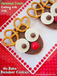 In scotland, these are called kilted sausages! No Bake Reindeer Cookies Fun Christmas Food Idea Best Christmas Recipes Christmas Food Crafts Christmas Cooking