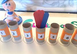 Juego con tapas de plástico para desarrollar diversas capacidades y destrezas en los niños. Ordenar Y Sumar Los Primeros Numeros Con Samu Aprendiendo Matematicas
