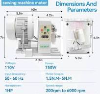 Amazon.com: Industrial Sewing Machine Motor, Sewing Machine ...