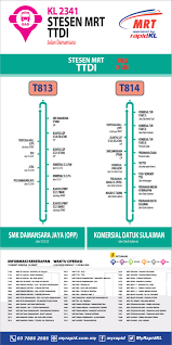 Surian station is a mass rapid transit (mrt) station serving the suburb of kota damansara in the taman tun dr ismail station, also known as the ttdi station, is a mass rapid transit station on the. Damansara Uptown Directory Feeder Bus T814 Serving Ttdi Mrt Station