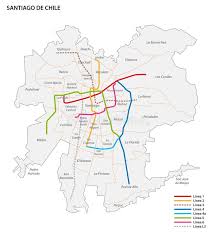 Tranvía de las condes trolley santiago metro rapid transit, map, angle, triangle png. Metro De Santiago Vector Map Stock Vector Illustration Of Metro Country 121854334