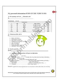 Ross and rachel go on their first date. English Worksheets Uses Of The Verb To Be