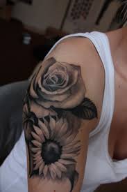Pin By Kayla Ann Epps On Tattoos Sunflower Tattoo Sleeve Rose Tattoos Sunflower Tattoos