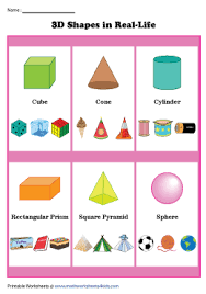 This will help you with everything from painting your bedroom teal to making. 3d Shapes In Real Life Worksheets