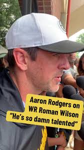 Aaron Rodgers Discusses Roman Wilson's Potential