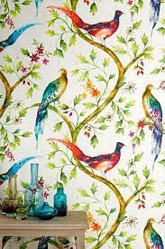 Shabby chic wallpaper wallpaper cream wallpaper feature wallpaper wallpaper walls decor novelty wallpaper wall wallpaper mural wallpaper bird design. Wallpaper Galore Bird Wallpaper Mural Wallpaper
