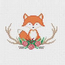 Fox Cross Stitch Pattern Fox Cross Stitch Fox Por Annaxstitch Fox Cross Stitch Baby Cross Stitch Patterns Fox Cross Stitch Pattern