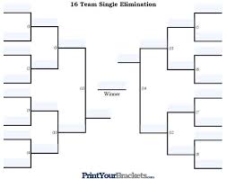 We did not find results for: Fillable 16 Team Tourney Bracket Editable Bracket March Madness Bracket Printable Brackets Tournaments