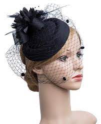 Tea Party Hats Victorian To 1950s Tea Hats Hats For Women Flower Veil