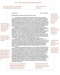 How To Write An Article Critique Example Apa At Kingessays C