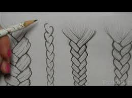 I think it's best to simplify hair into simple forms instead of drawing one hair at a time. How To Draw Hair Braids Youtube