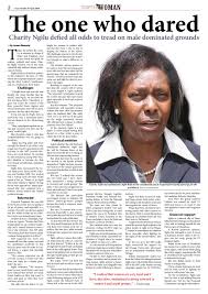 She told the police she had been possessed by dark spirits. Kenyan Woman Issue 7 By African Woman Child Feature Service Issuu