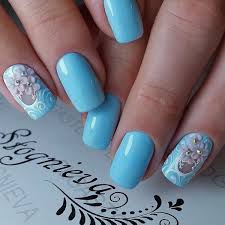 The kind of nails will not distract too much attention from your dress, but it as much as there are ridiculously grand nail art styles, simple can also still be beautiful. 65 Blue Nail Art Ideas Nenuno Creative