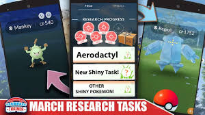 march research tasks mankey shiny regice regirock registeel pokemon go