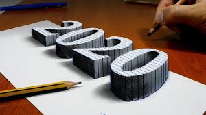 How To Draw 2020 3d Drawing Trick Art On Line Paper In 2020 3d Drawings Illusion Drawings 3d Art Drawing