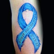 Find and save ideas about cancer ribbon tattoos for guys on tattoos book. The 80 Best Cancer Ribbon Tattoos For Men Improb