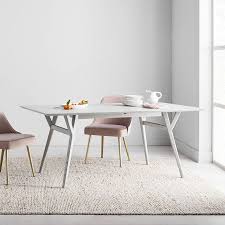 mid century expandable dining table