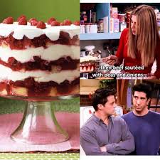 Recipes From Hilarious Friends Tv Show Moments Chefxchange Blog Friends Tv Cake Tv Show Friends Party