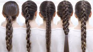 Try an inverted french braid also known as a dutch braid, the difference between this and a regular ol' french is in how you weave. How To Braid Your Hair 6 Cute Braid For Beginners Youtube