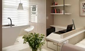 super streamlined studio apartment