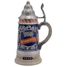 Samuel Sam Adams Octoberfest Ceramic Beer Stein 1 Liter Limited Edition Rare Beer Steins Beer Octoberfest