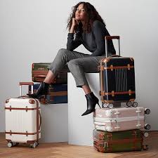 Nzbz vintage luggage sets 3 pieces luxury cute suitcase retro trunk luggage with tsa lock for. Blush Terminal 1 Carry On Suitcase Personalized Luggage Mark And Graham