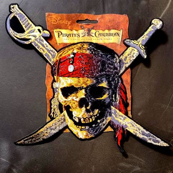 Disney Iron On Patch - Pirates of the Caribbean - Curse of the Black Pearl