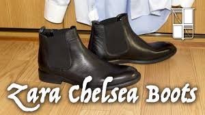 These designer chelsea boots are made in italy from black calf leather and feature elasticated gators that are a hallmark of all chelsea boots. Zara Black Leather Chelsea Boots Youtube