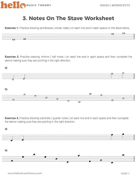 Our students learn to read, write, compose and publish music. Grade 1 Music Theory Worksheets Hellomusictheory